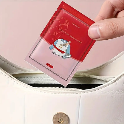 Stain removal wipes for clothes