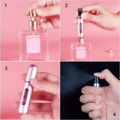 Refillable Perfume Spray Bottles ( 5 Pieces)