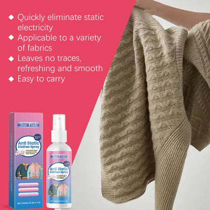 Anti-static spray for clothes